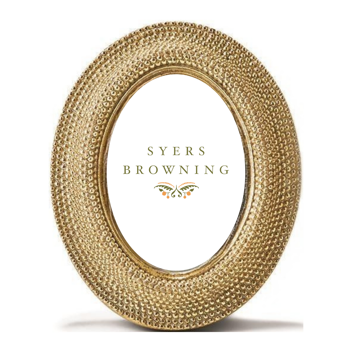 Golden Dots Photo Frames