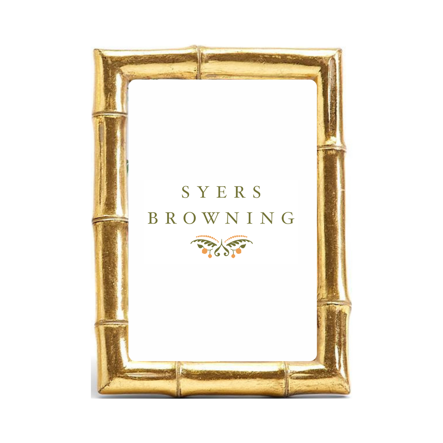 Gold Bamboo Photo Frame