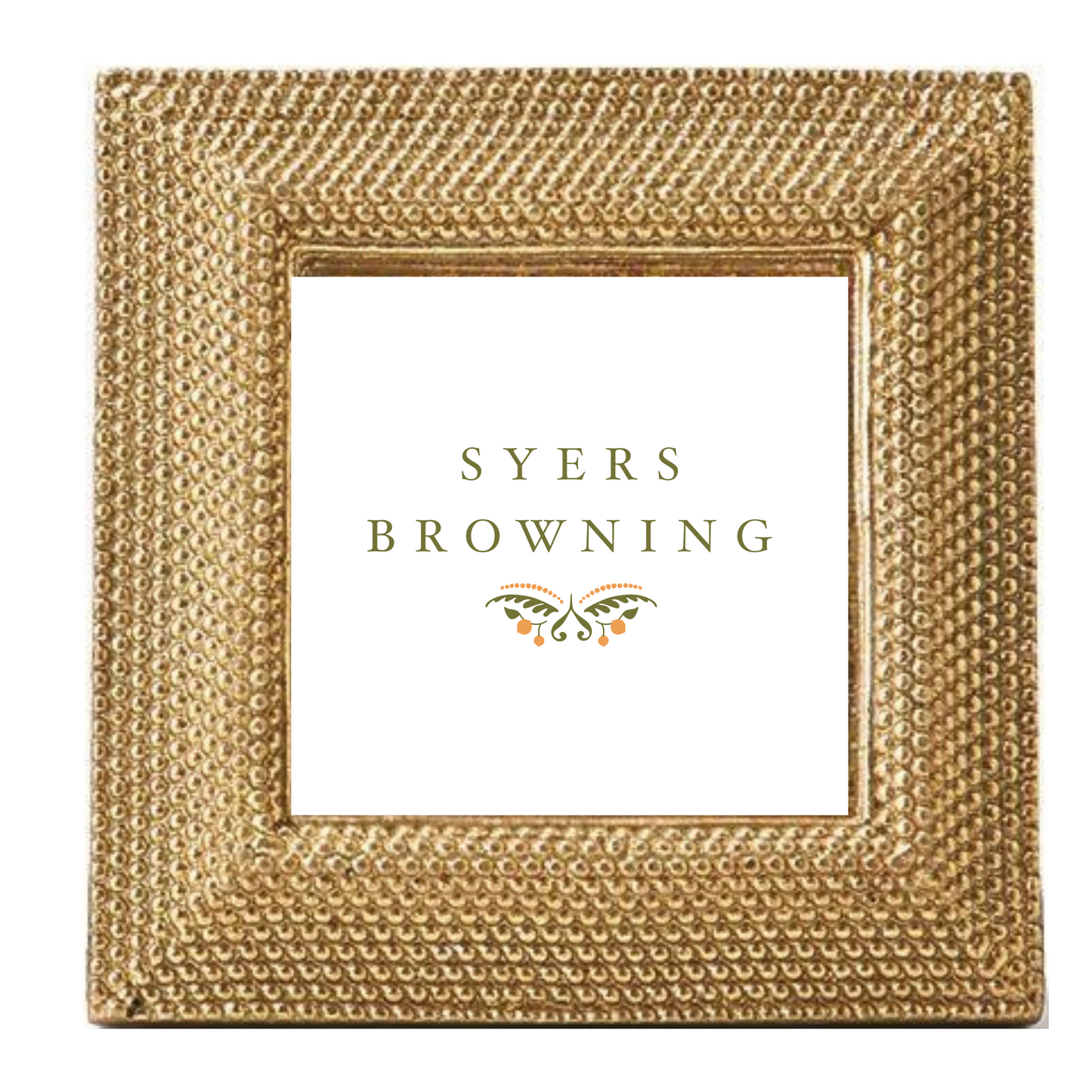 Golden Dots Photo Frames