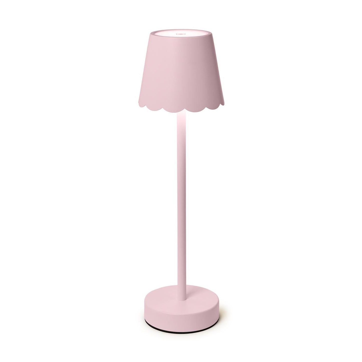 Scalloped Edge Cordless Lamp