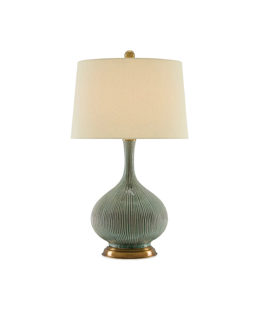 Green Gourd Table Lamp