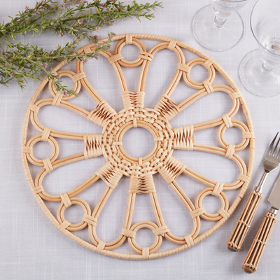 Rattan Placemat Set/4
