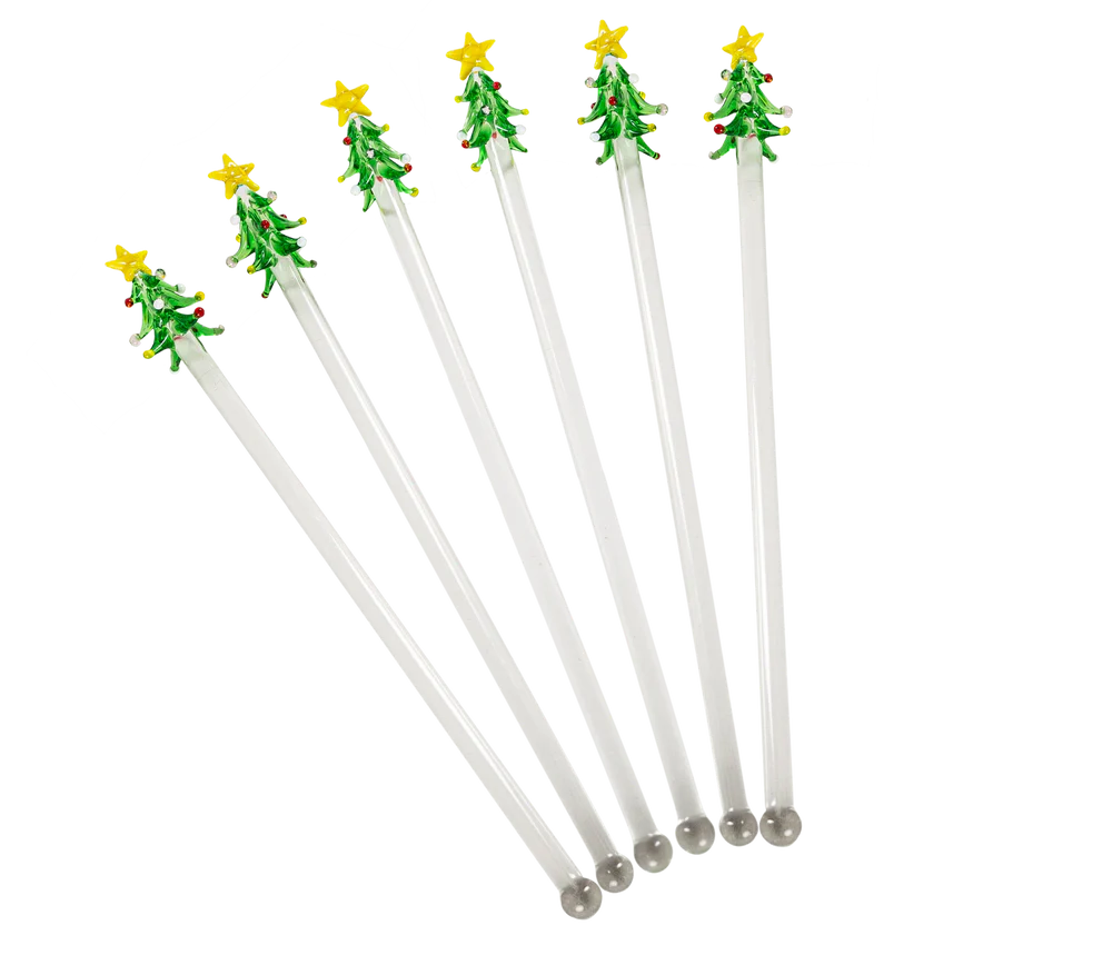 Christmas Tree Swizzle Sticks