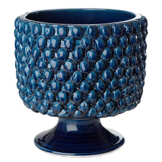 Blue Ceramic Planter