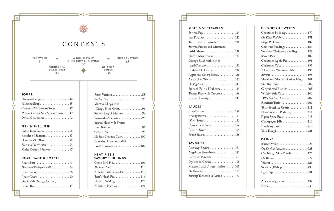 Official Downton Abbey Christmas Cookbook