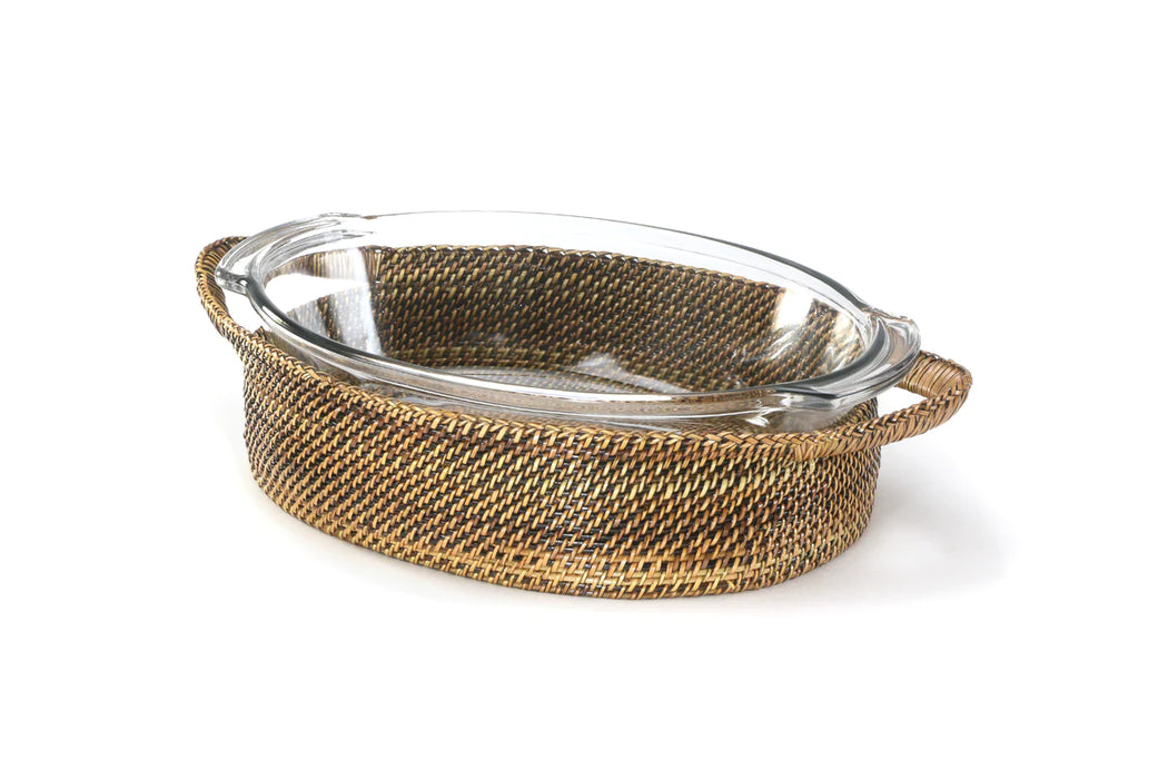 Oval Casserole Basket with Anchor Roaster