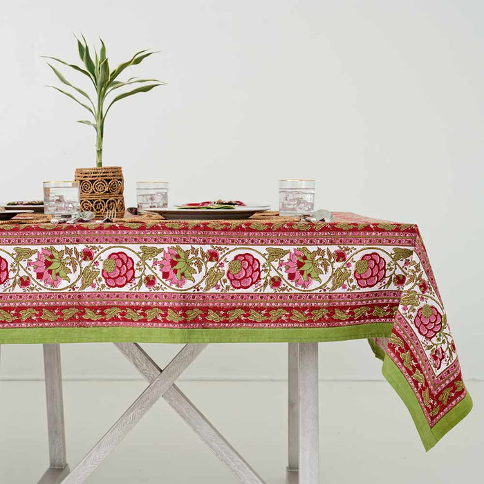 Bohemian Floral Table Linens