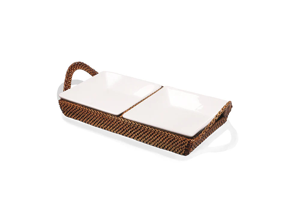 Rectangular Divided Serving Trays