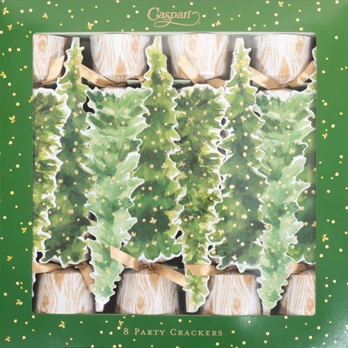 White Christmas Luxury Cone Crackers