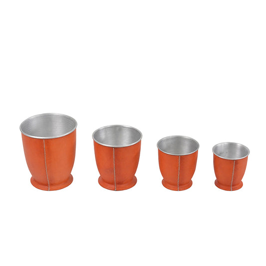 Leather Cache Pots