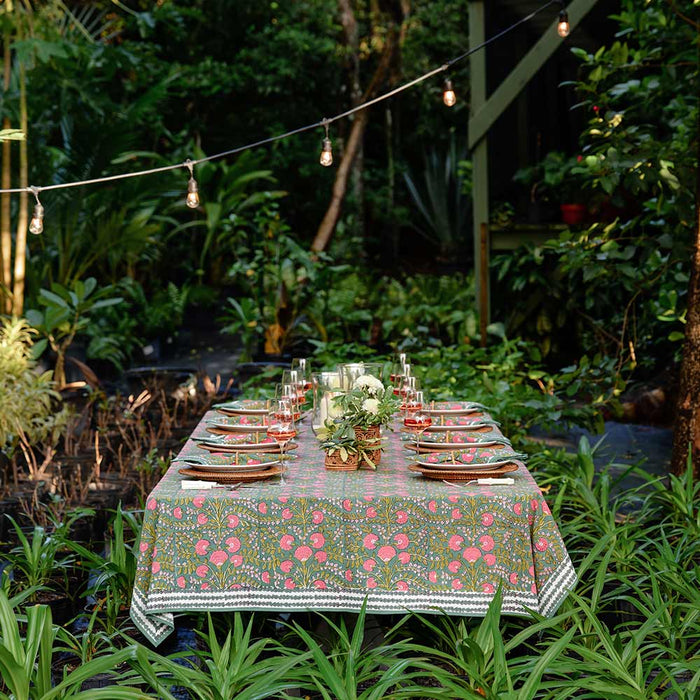 Cactus Flower Table Linens