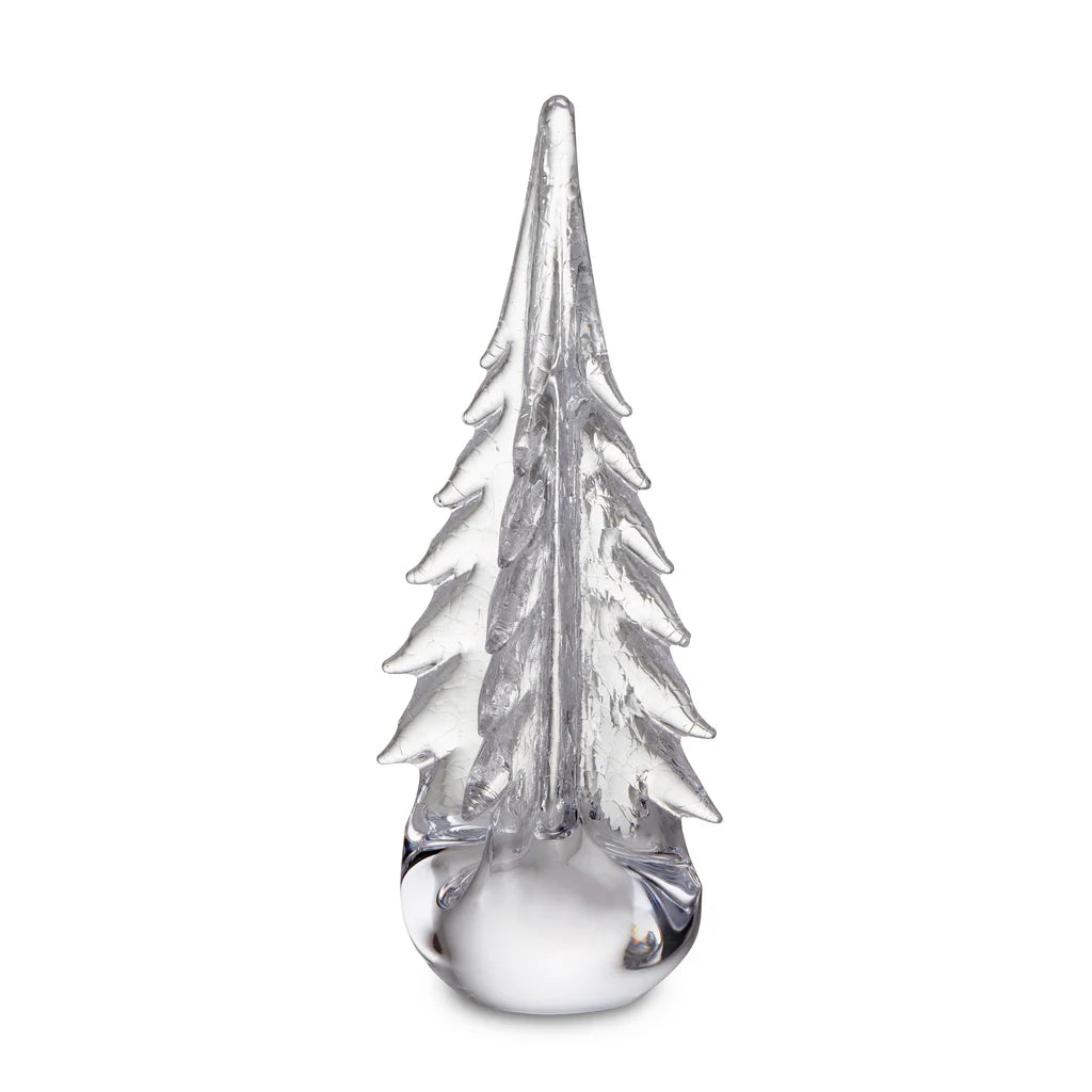 Simon Pearce Crackle Four Sided Evergreen