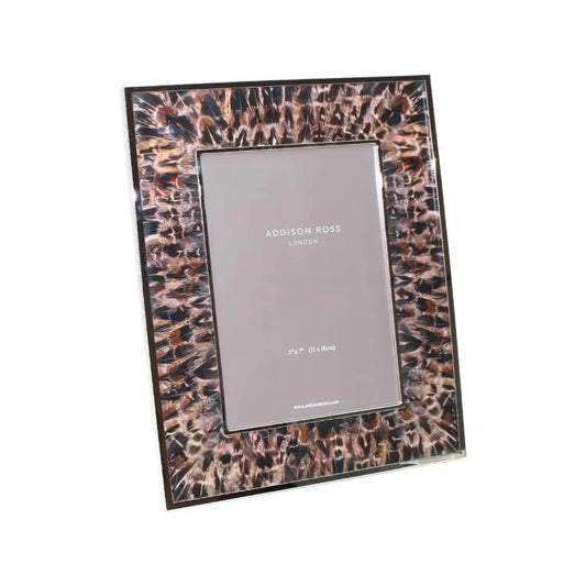 Faux Pheasant Feather Frame