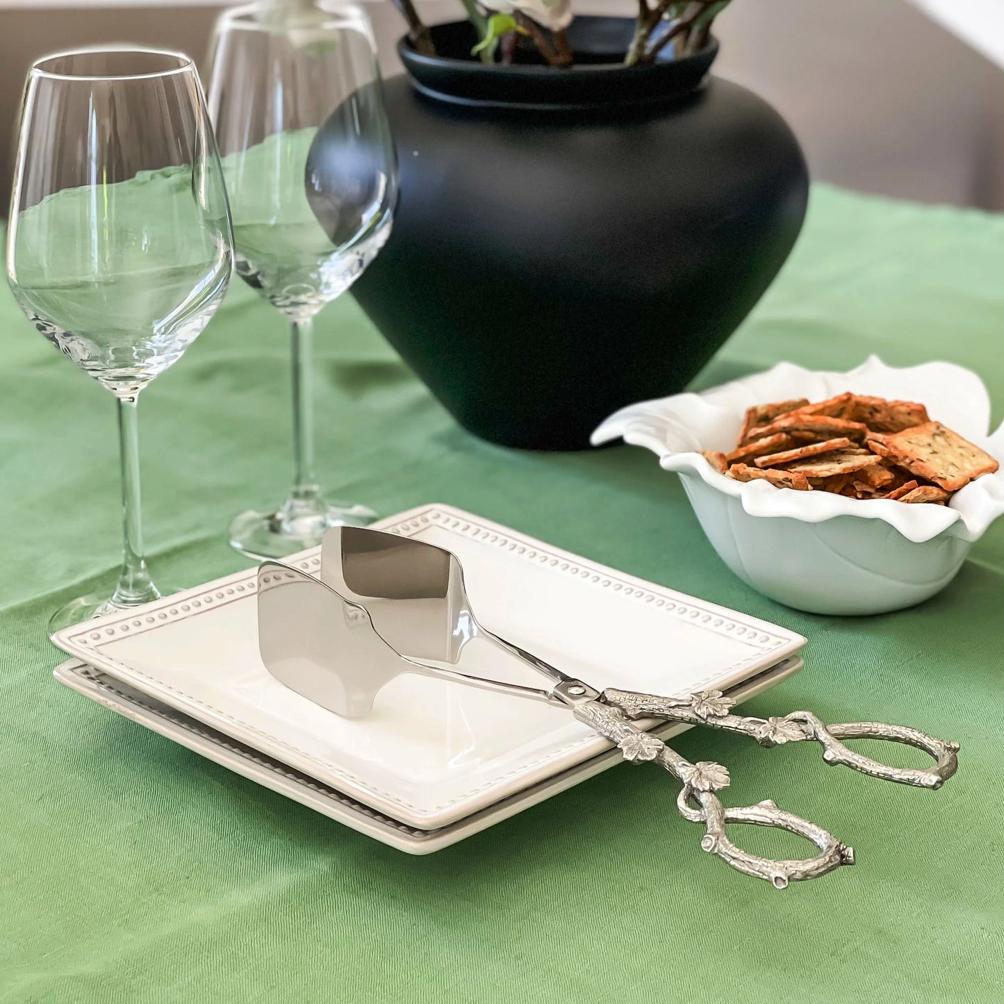 Acorn Oak Leaf Food/Ice Tongs