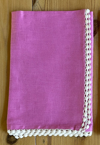 Linen Crochet Napkins