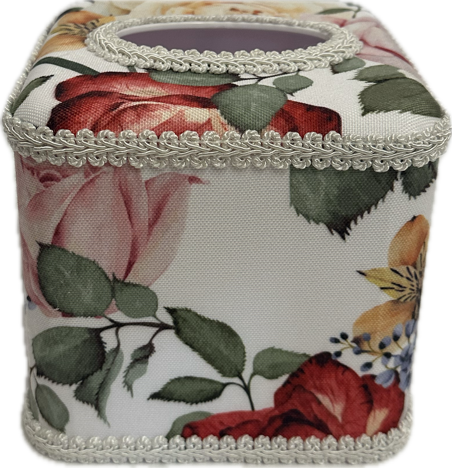 Tissue Cover - Rose White Pink