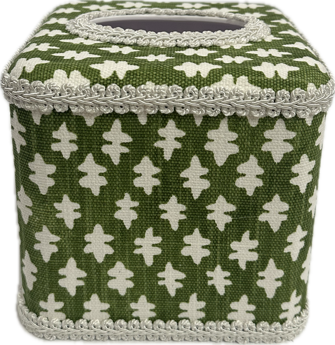 Tissue Cover - Pin Drop Green