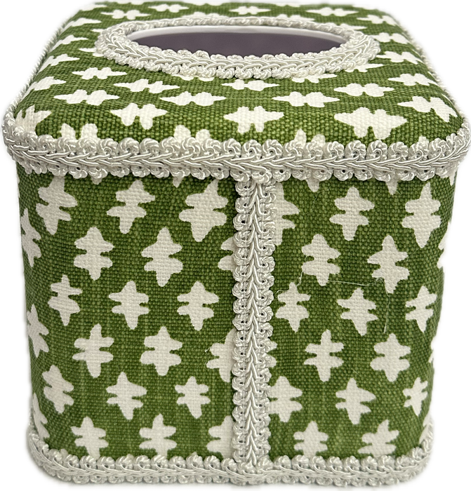 Tissue Cover - Pin Drop Green