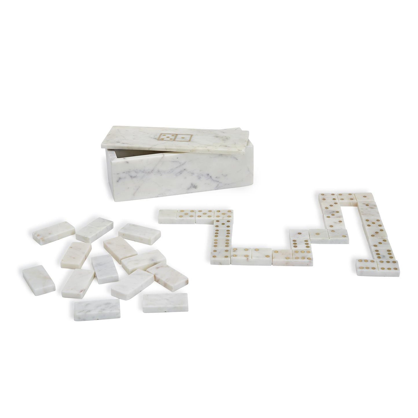 Gold Dot Domino Set
