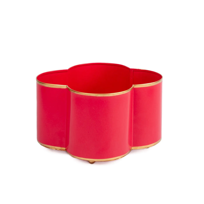 Mattie Quatrefoil Cachepot Planters