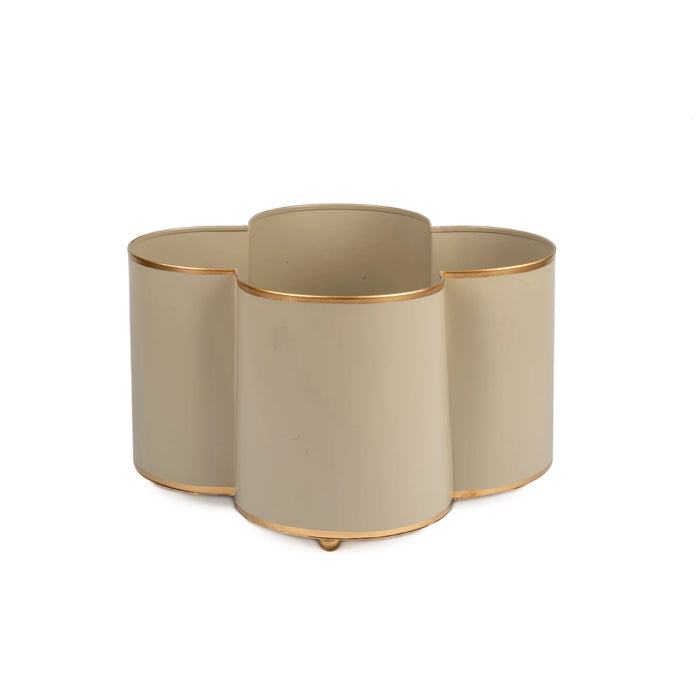Mattie Quatrefoil Cachepot Planters