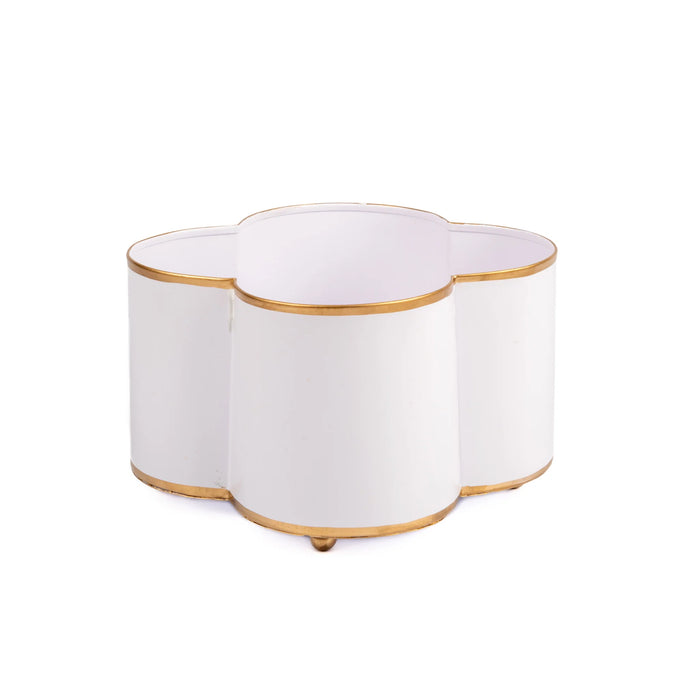Mattie Quatrefoil Cachepot Planters
