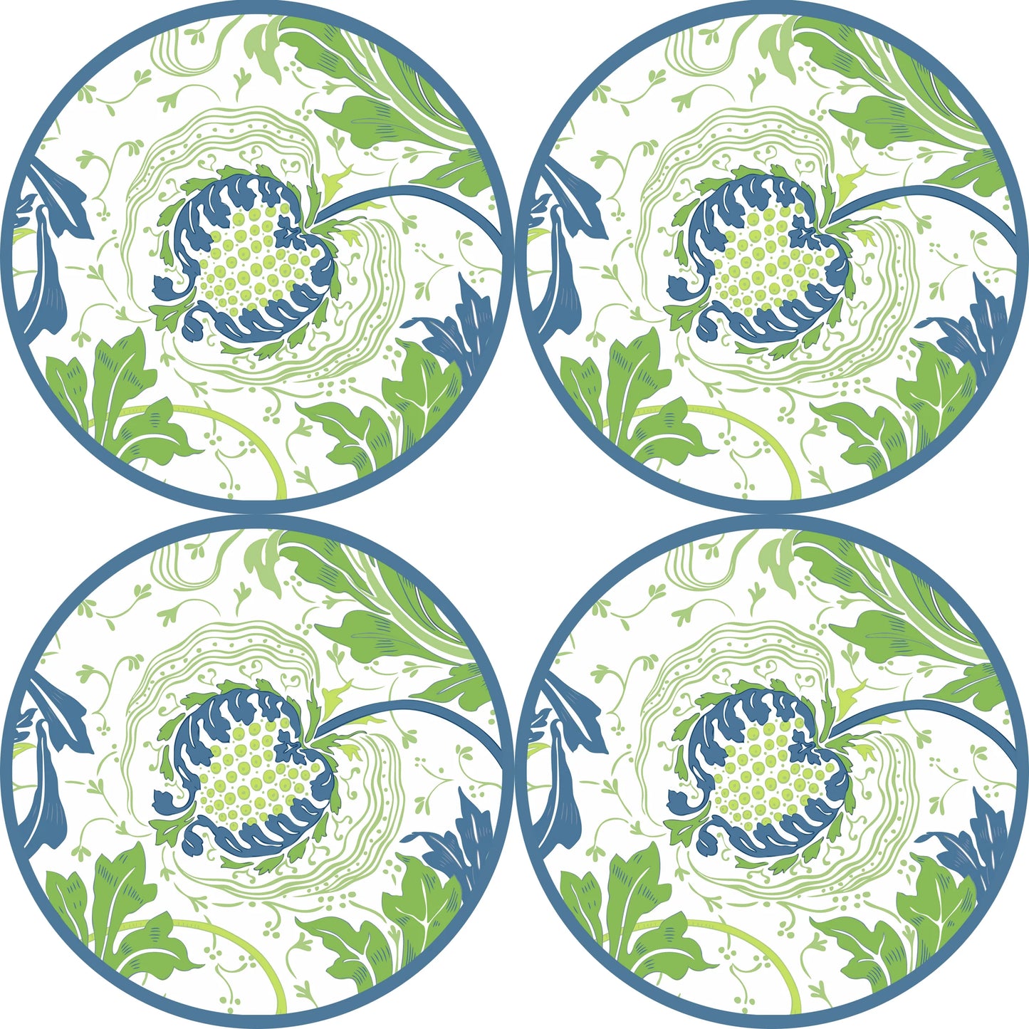 Pomegranate Coasters