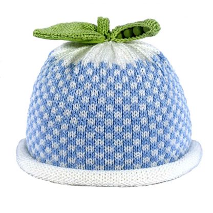 Gingham Blue Pea Hat