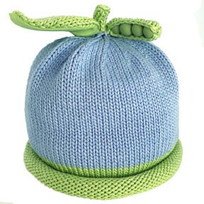 Blue Pea/Green Roll Hat