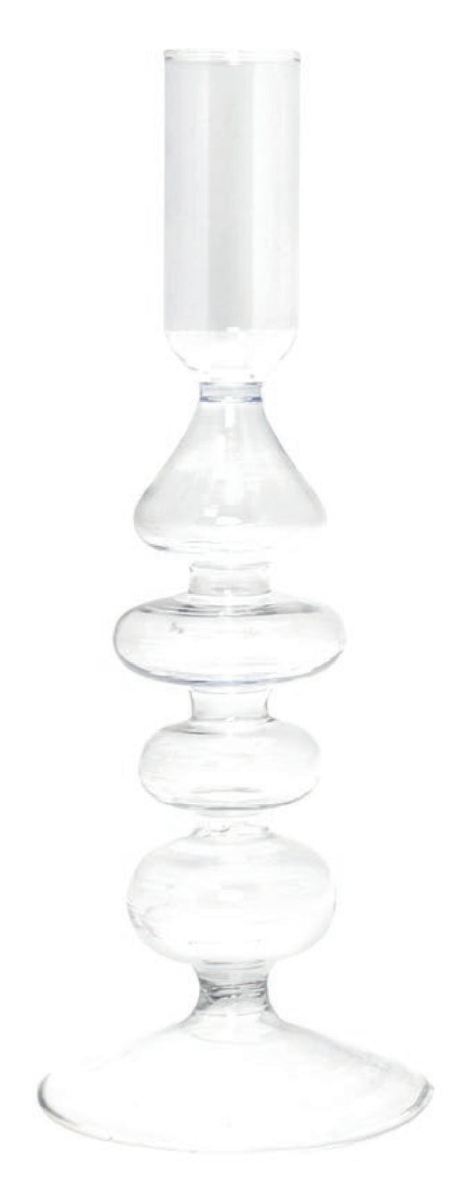 Hand Blown Glass Candle Holders