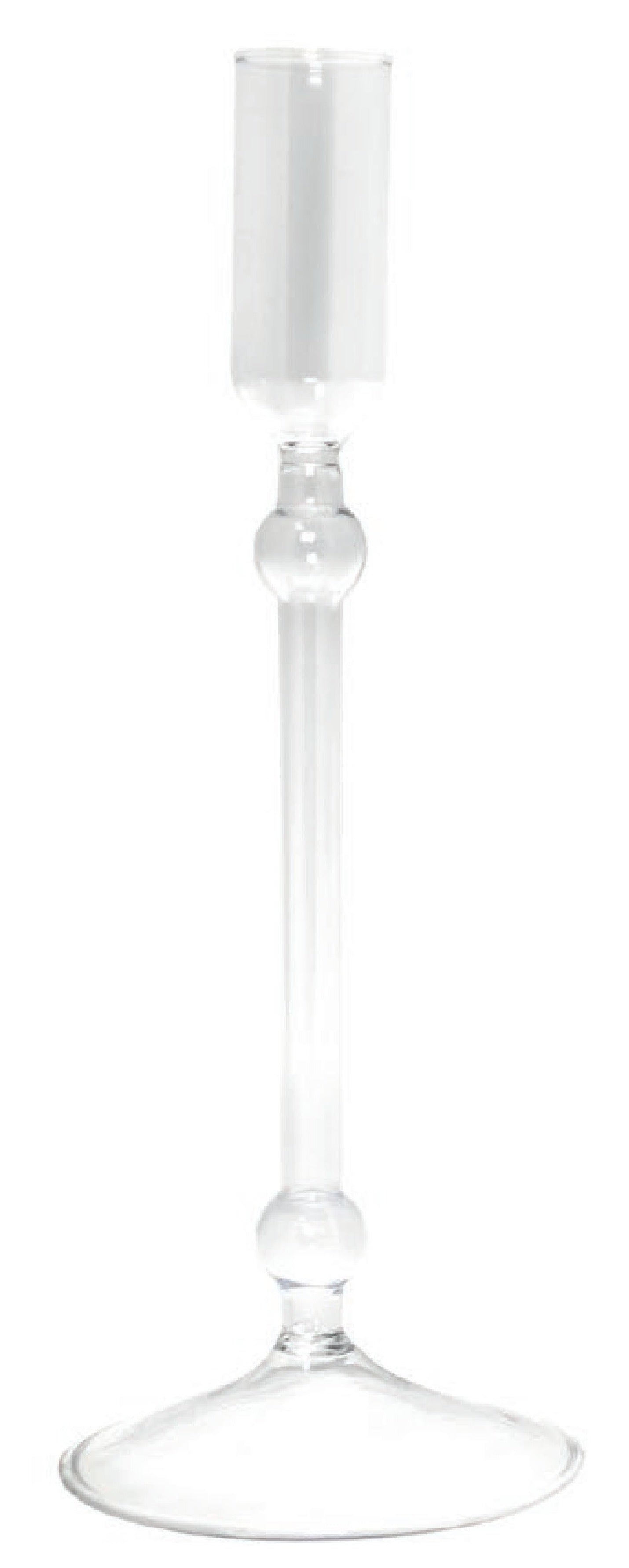 Hand Blown Glass Candle Holders