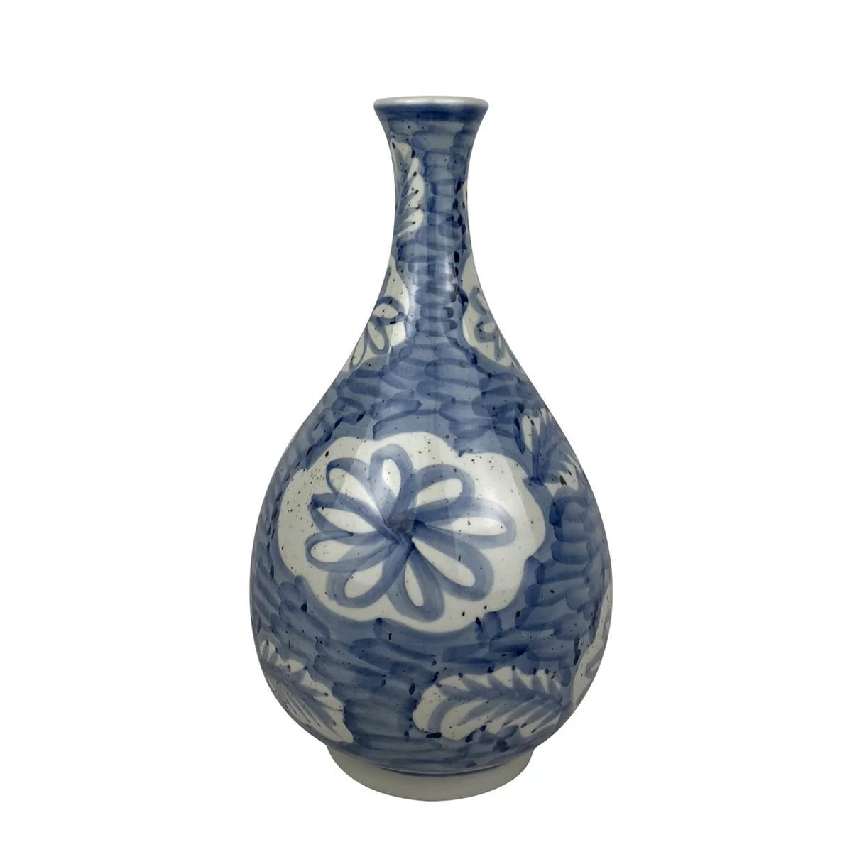 Hand-Painted Porcelain Folk Vase