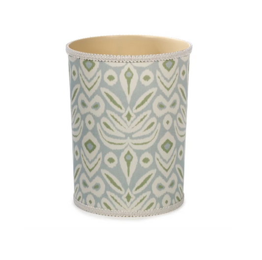 Wastebasket - Tigers Eye Light Blue