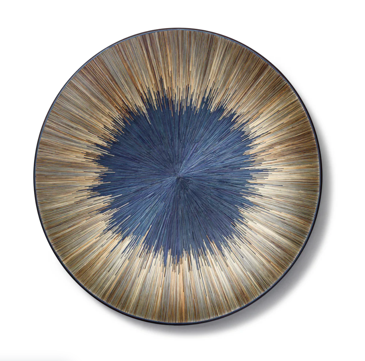 Midlight Blue Split Straw Centerpiece