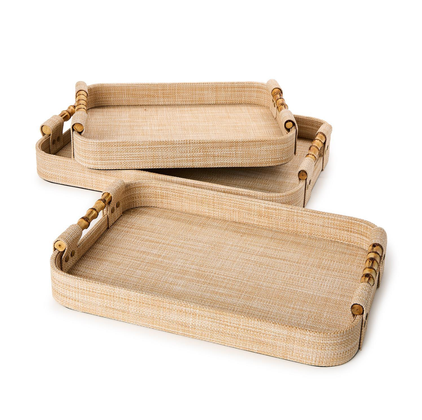 Natural Grass Rectangle Tray