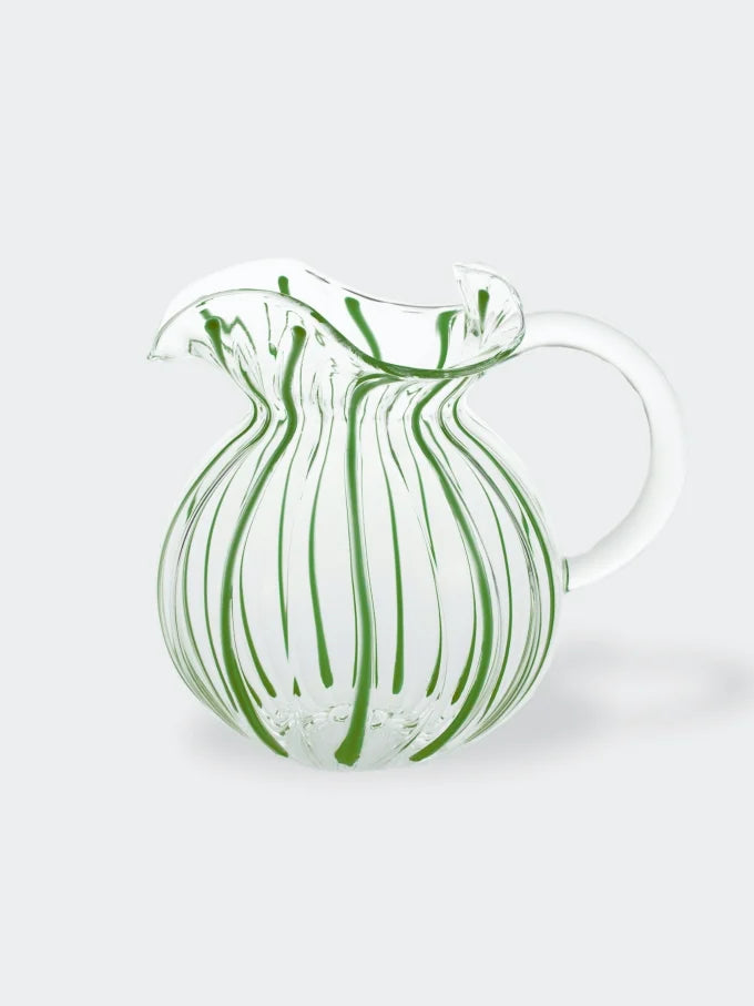 Hand Blown Glass Pitchers