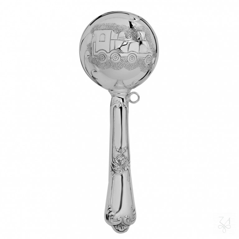 Sterling Silver Ball Baby Rattles