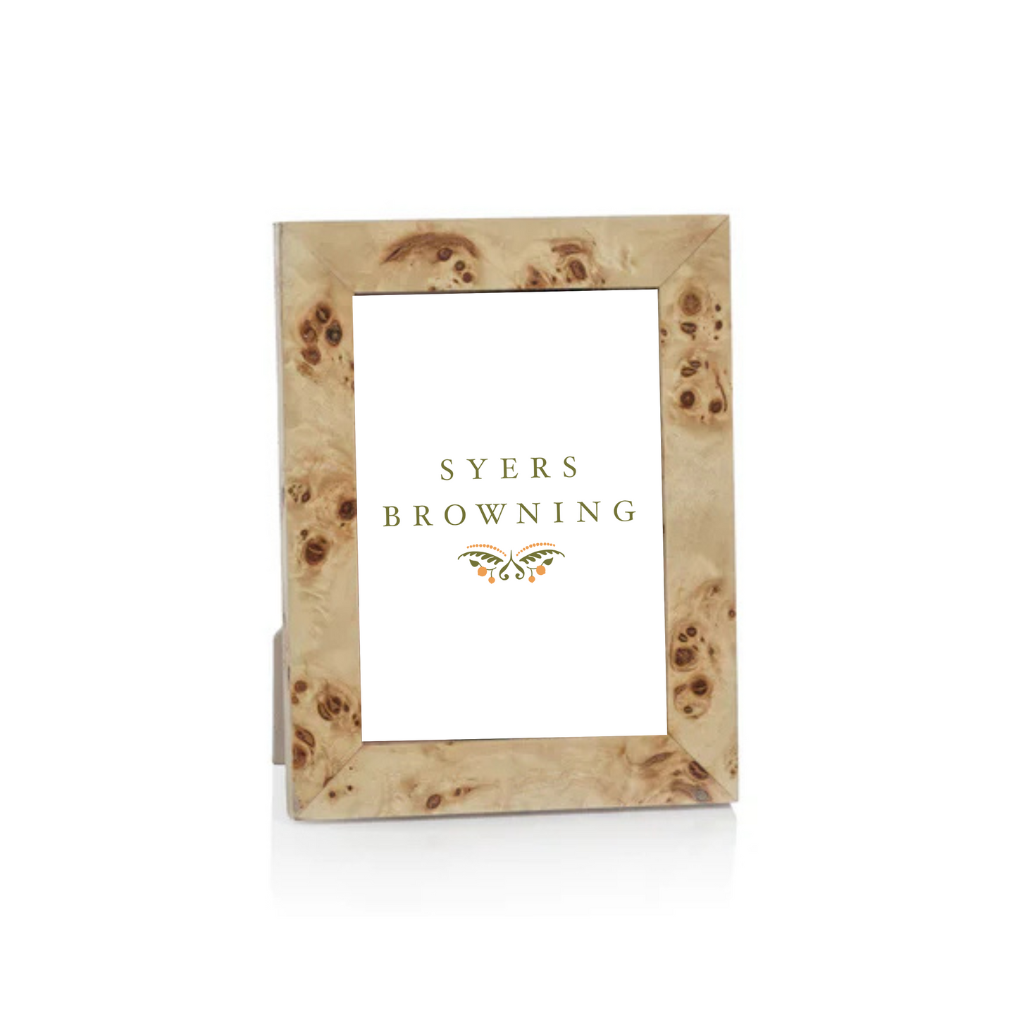 Burlwood Veneer Photo Frames