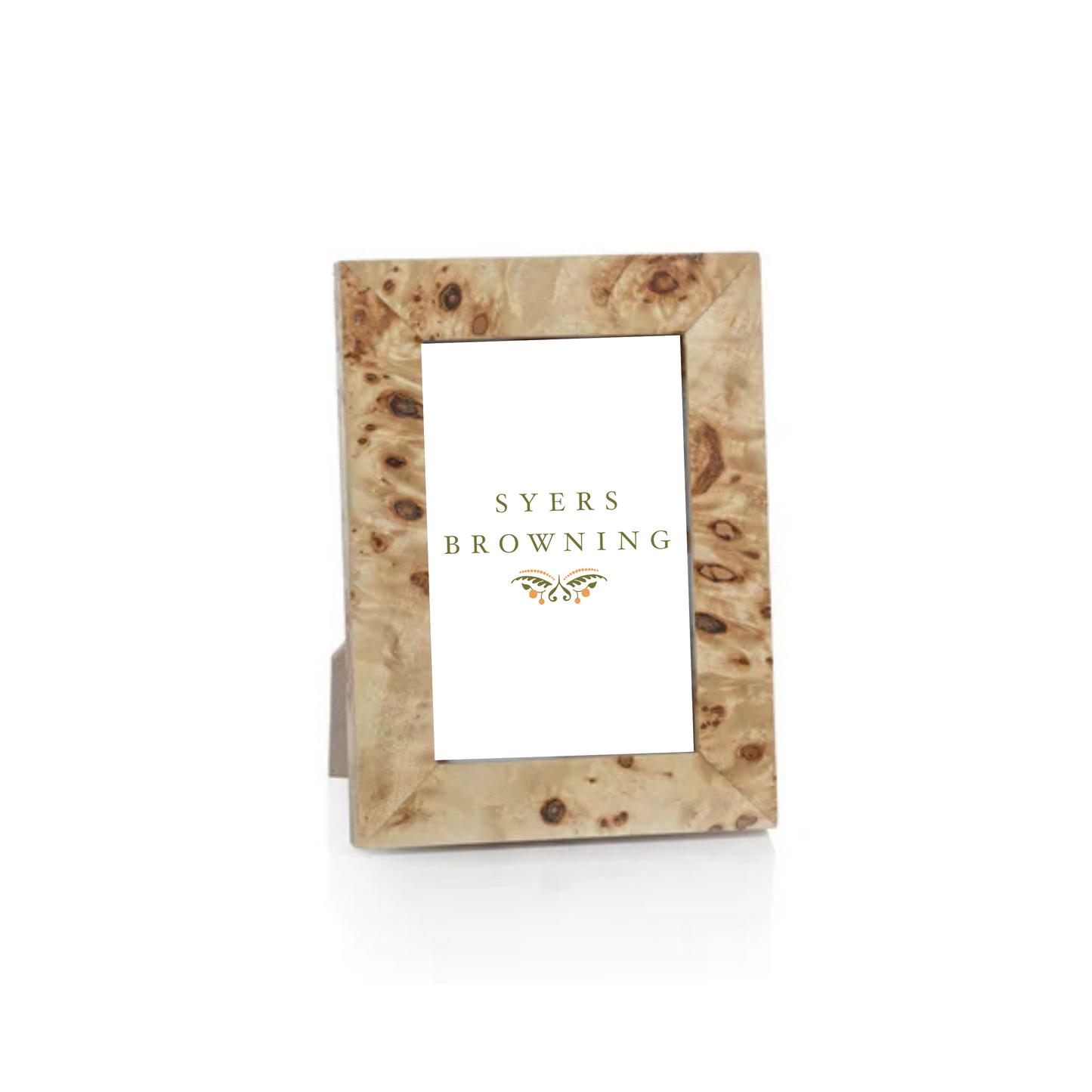 Burlwood Veneer Photo Frames