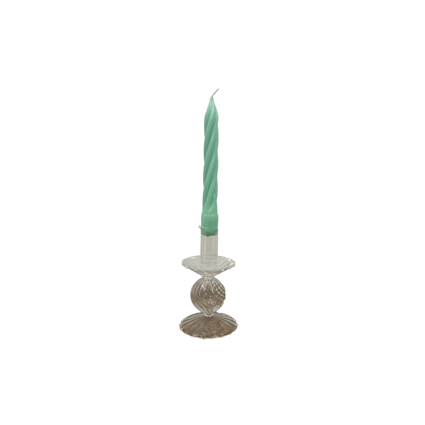 Lacquered Double Swirl Taper Candles