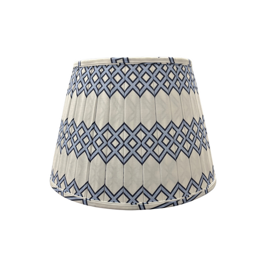 Lattice Shade - 10" x 16" x 11" - Blue