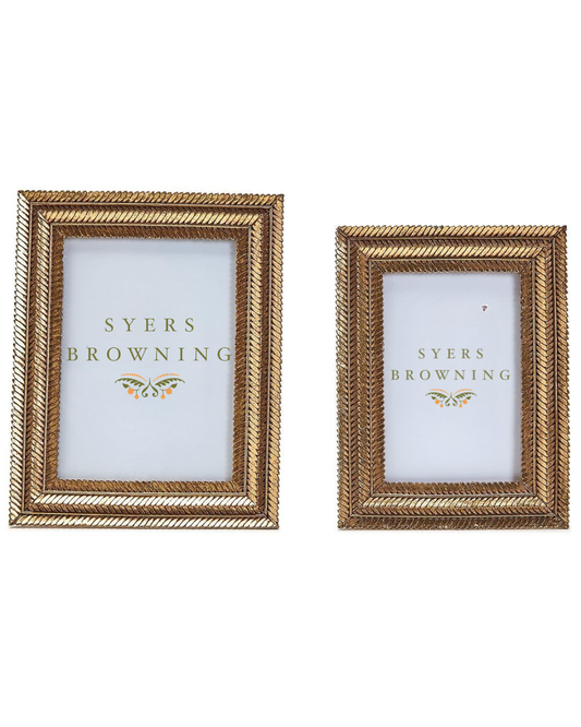 Gold Fern Frame