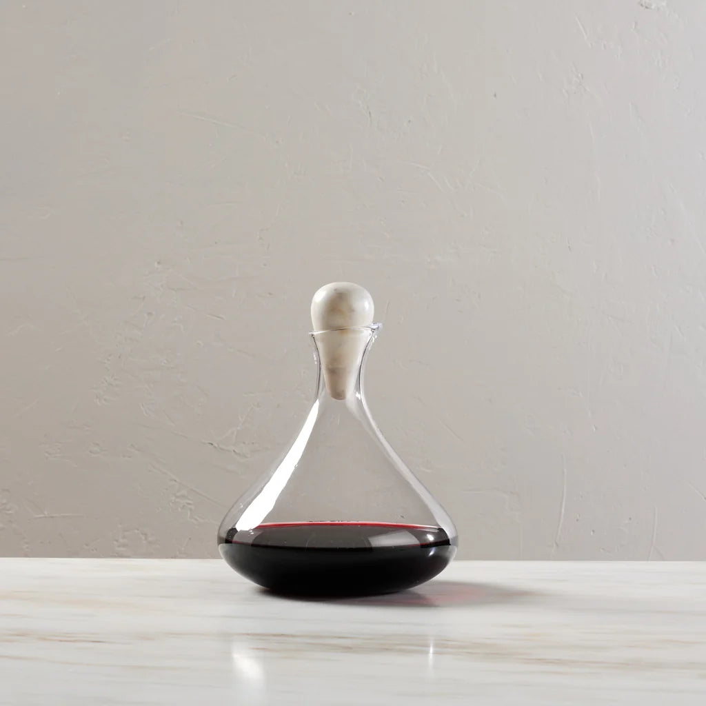 Vintner Wine Decanter with Marble Stopper