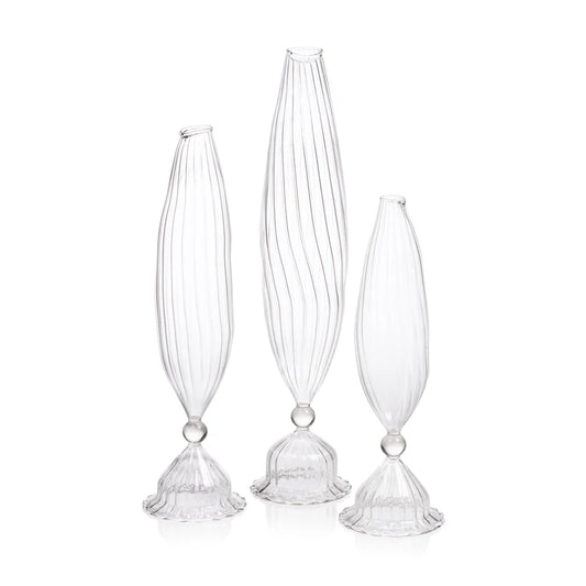 Optic Glass Vase