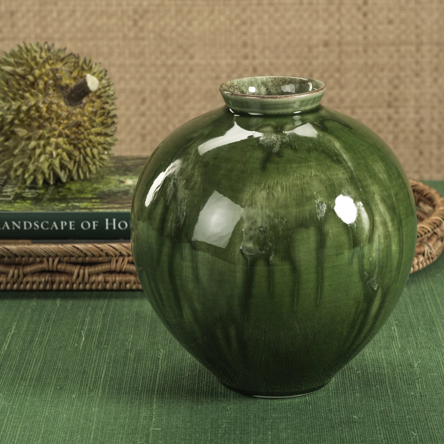 Bulbus Glazed Ceramic Vase