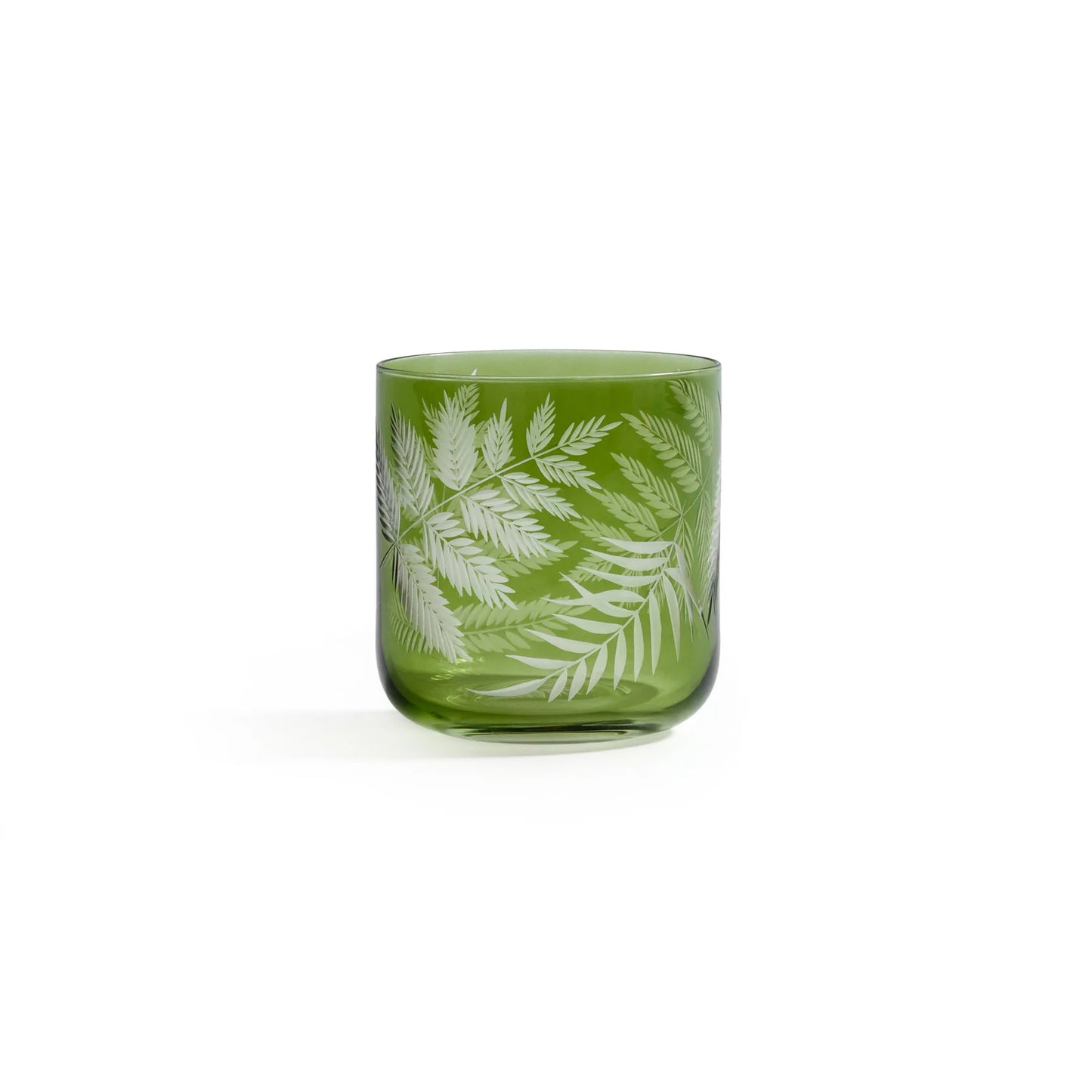Fern Leaf Rock Glass