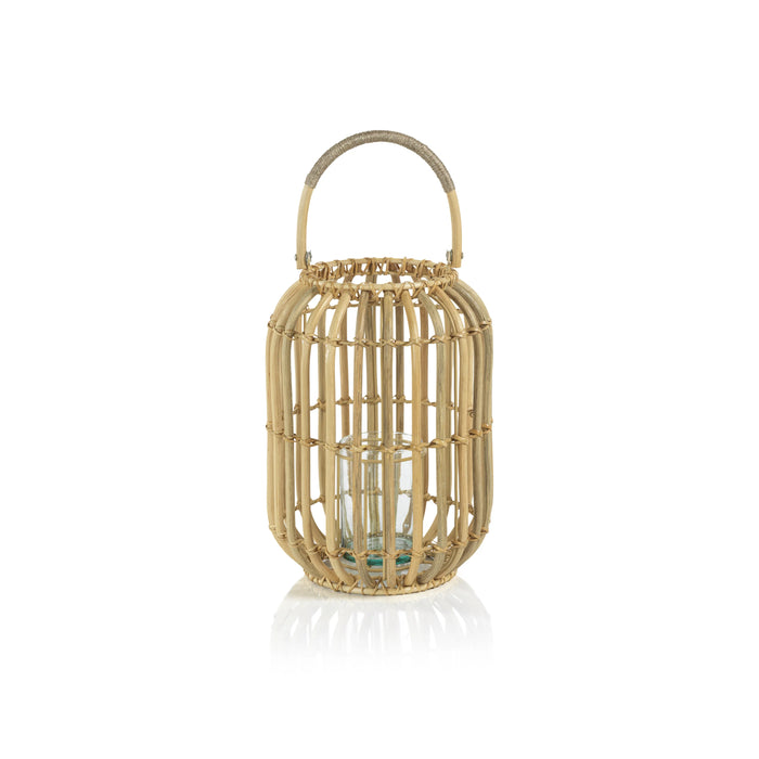Vilamoura Rattan Lantern - Short