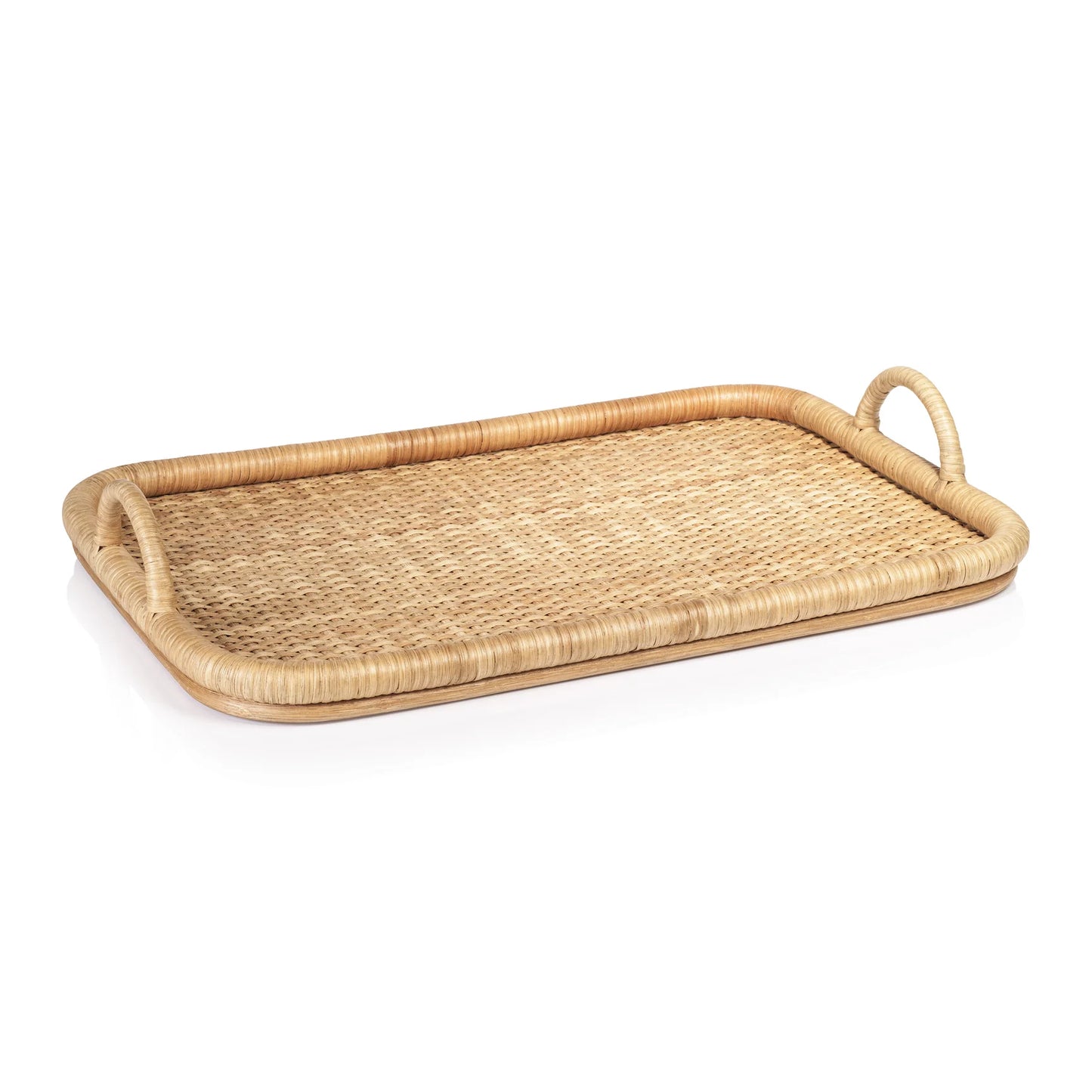 Rectangular Rattan Tray
