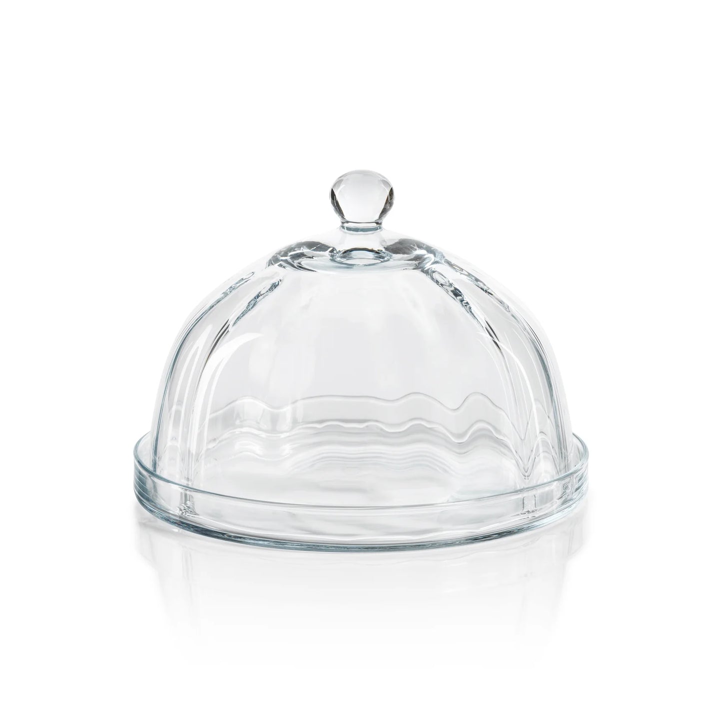 Pastry Glass Plate with Cloche