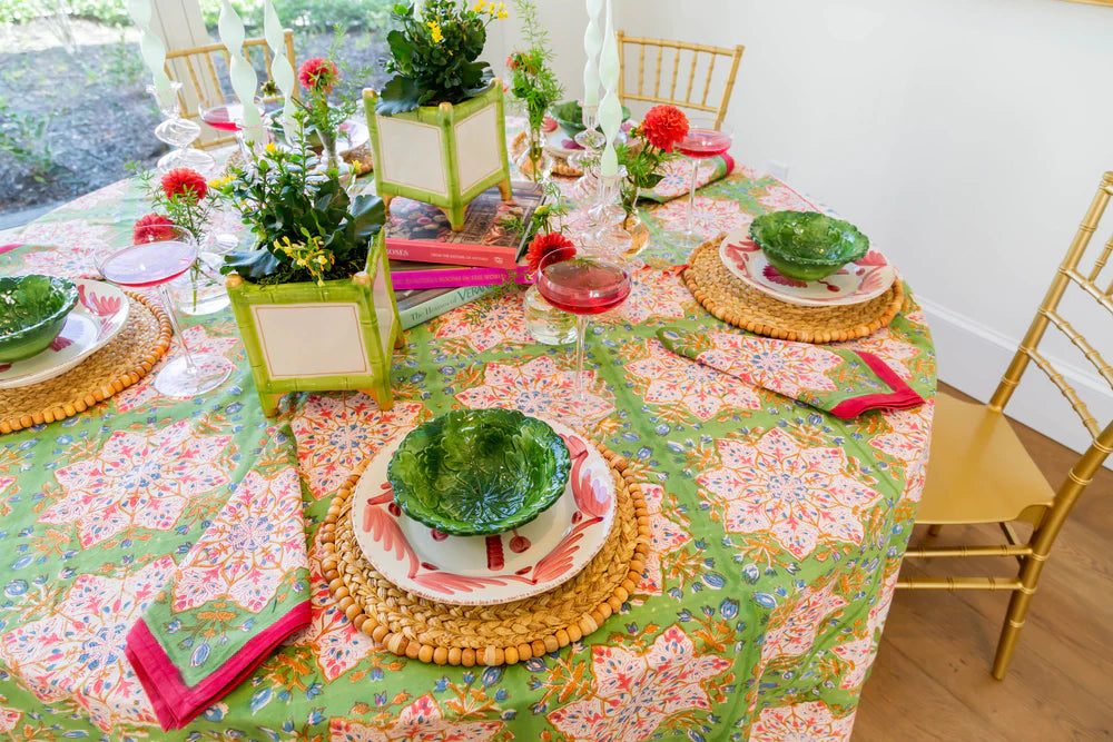 Pretty in Pink Table Linens